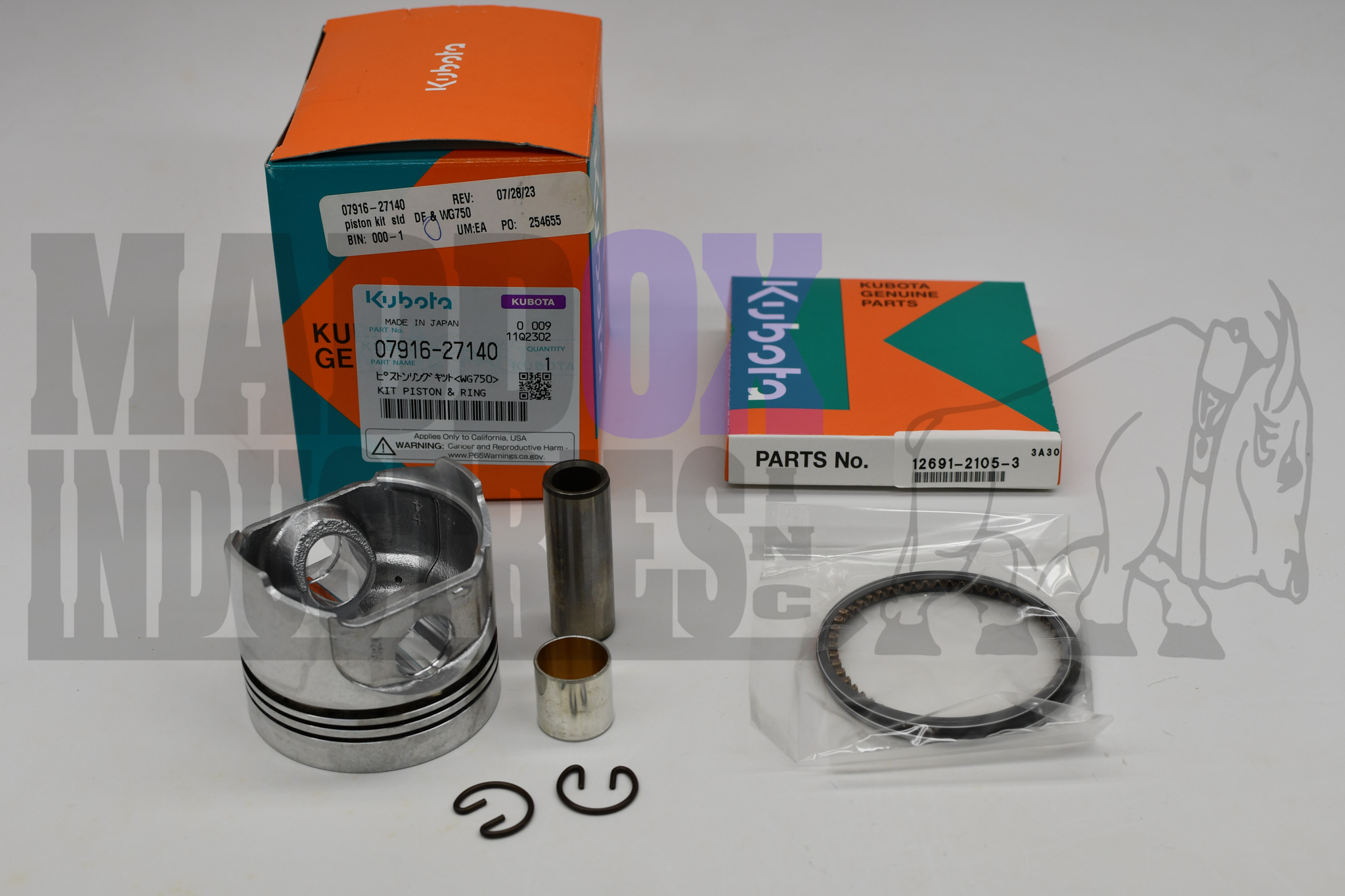 Kubota 07916-27140 Service Kit